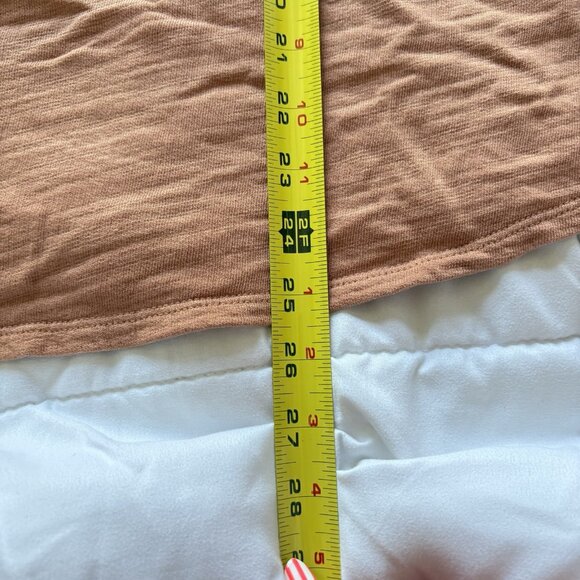 J Jill Pure Jill Blouse Womens Size XL Orange 3/4 Sleeve Sweater 100% Cotton - Picture 4 of 8